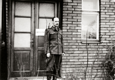 Bedřich Goldflam, v uniformě, po válce