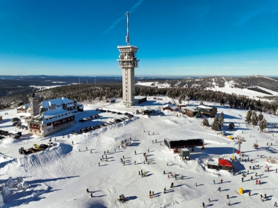 Klínovec patří mezi 
největší lyžařská střediska 
v Ústeckém kraji.