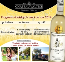 Program vinařských akcí na rok 2014