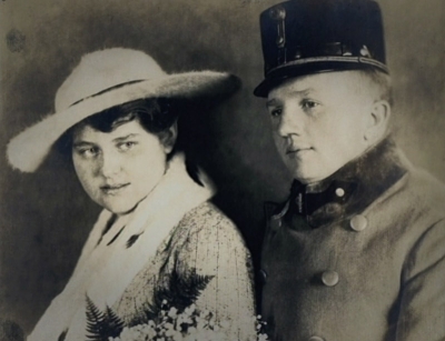 Dědeček Karel Pirk a babička Marie Schwarzová