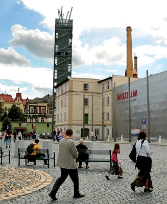Chmelařské muzeum Žatec 
– pohled z náměstí Prokopa Velkého