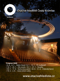 Otáčivé hlediště Český Krumlov