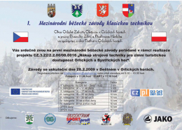 I. Mezinárodní běžecké závody klasickou technikou