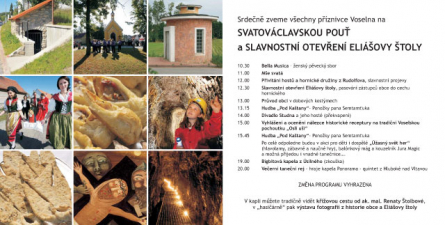 Svatováclavská pouť a&nbsp;slavnostní otevření Eliášovy štoly v&nbsp;obci Úsilné