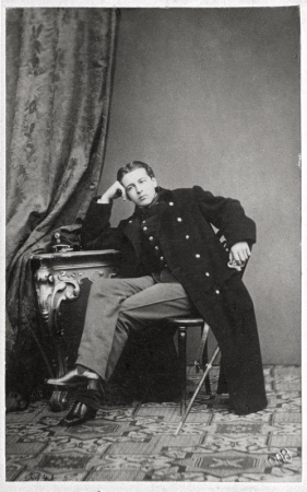 Josef Wilhelm Zdenko Helfert, kadetka, 60. léta 19. stol.