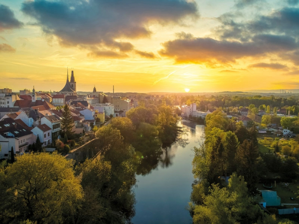 Louny a řeka Ohře