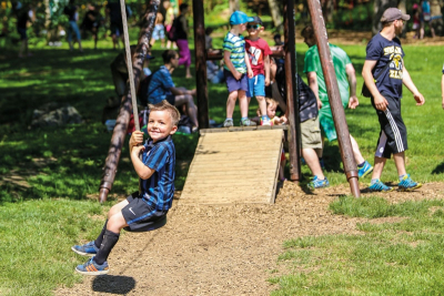 Prelát – přírodní dětský park - Lanové překážky pro nejmenší
