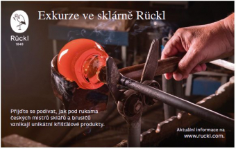 Exkurze ve sklárně Rückl
