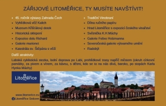 Zářijové Litoměřice, ty musíte navštívit!
