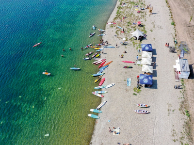 Jezero Milada Paddleboardy
