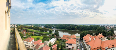 Vyhlídka z kostela sv. Jiljí na Labe