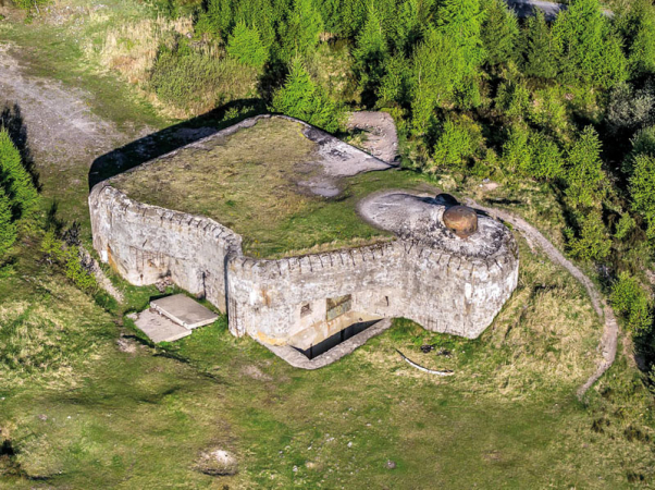 Letecký snímek objektu CE „Jordán“