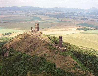 Jedna z dominant Českého středohoří – hrad Házmburk