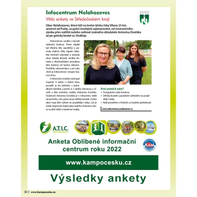 Infocentrum Nelahozeves
Vítěz ankety ve Středočeském kraji
