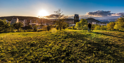 Most je vhodný pro cyklisty, a to dost!