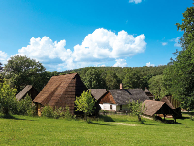 Malebný Skanzen Vysoký Chlumec