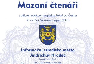 Červenec-srpen 2023 Informační středisko město Jindřichův Hradec