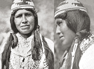 Indiánka z kmene Yurok, 
pojmenovaná Alice Franková