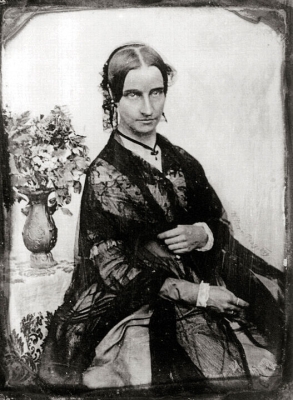 Hraběnka Trauttmansdorffová, daguerrotypie, Praha 1849