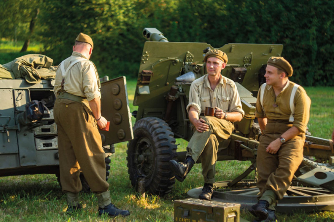 Ukázka dobové techniky