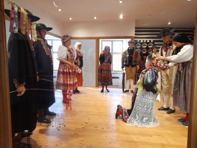 Muzeum Chodska v Domažlicích s ukázkou krojů