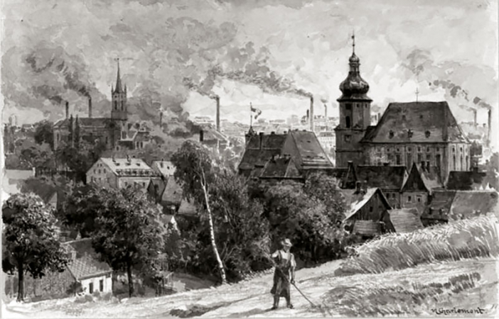 Město Aš, Hugo Charlemont, 1896