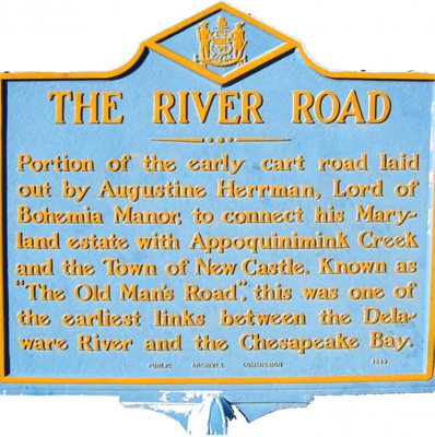 Jedna z historických značek podél silnic v povodí řeky Čech
