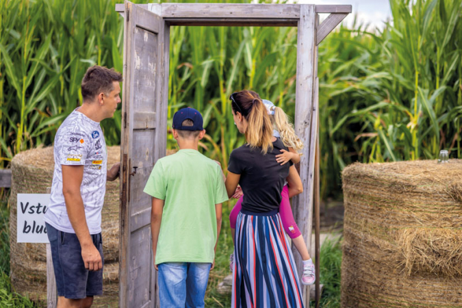 Kukuřičné bludiště, račte vstoupit
