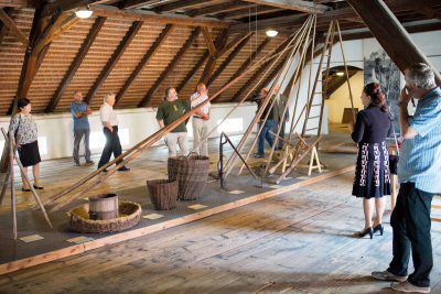 Expozice tyčových chmelnic