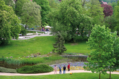Ausblick aus dem Chopin­‑Haus