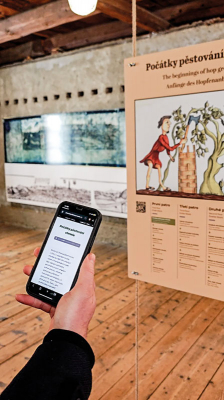 Chmelařské muzeum Žatec – navigační systém