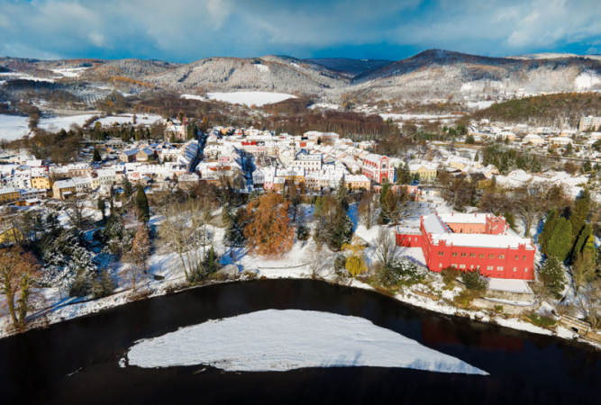 Zimní Klášterec n. O. pod Krušnými horami