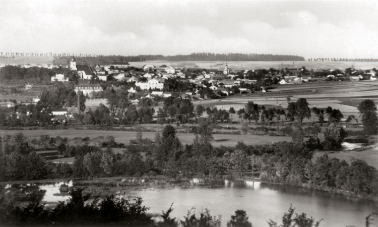 Pohled na Hlučín, před 1938