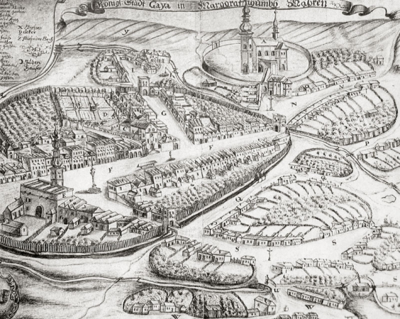 Nejstarší vyobrazení Kyjova, 1727