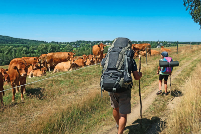 Turisté na Hřebenovce u Mníšku