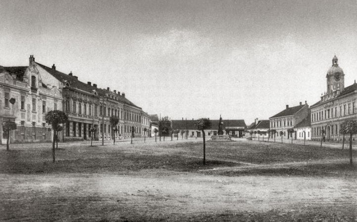 Nové Blansko, náměstí kolem r. 1913, sbírka J. Fiedlera