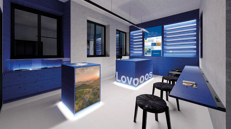 Interiér nového samoobslužného IC