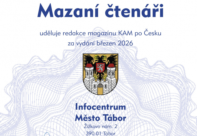 Březen 2026 Infocentrum Město Tábor