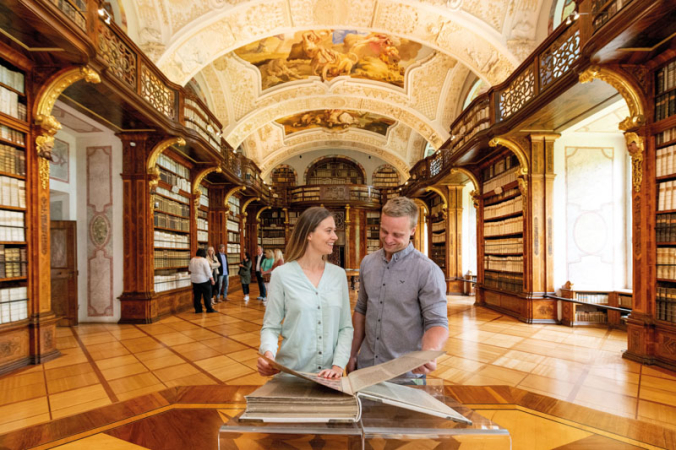 Zwettlské opatství – knihovna