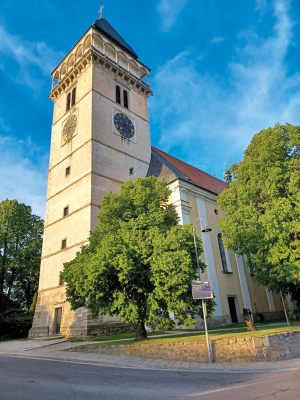 Turm der St.-Laurentius­‑Kirche