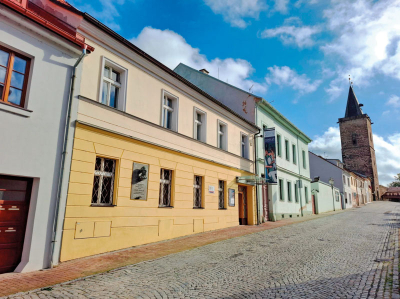 Rodný dům E. Buriana, Vysoká ulice v Rakovníku
