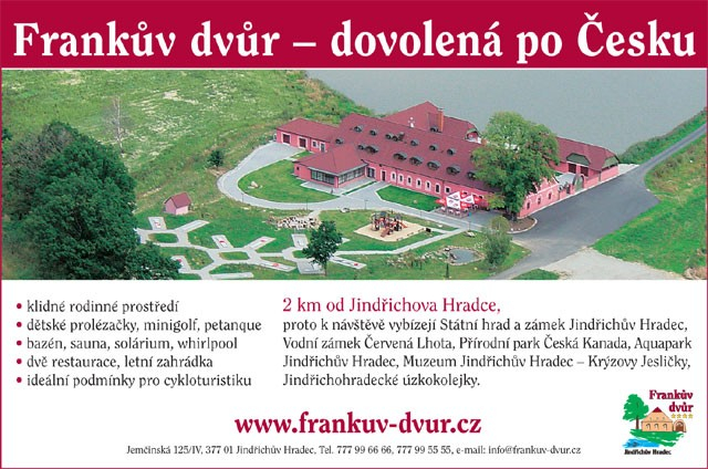 Frankův Dvůr - Dovolená po Česku