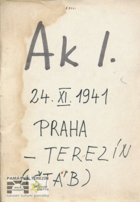 Seznam – transport z Prahy do Terezína, 1941