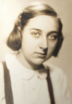 Helga tři dny před nástupem do Terezína