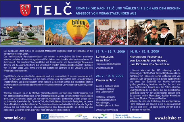 Kommen Sie nach Telč