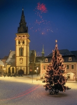 Chomutov in a Christmas Robe