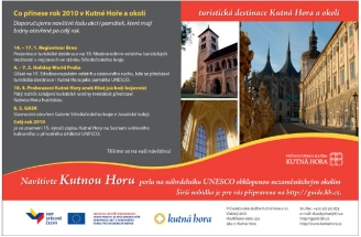 Co přinese rok 2010 v Kutné Hoře a okolí
