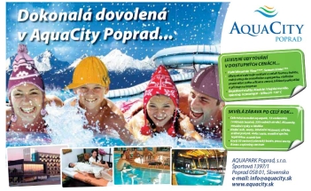 Dokonalá dovolená v AquaCity Poprad