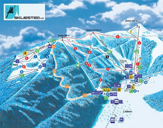 Ski areál Ještěd