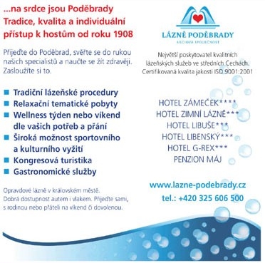 Na srdce jsou Lázně Poděbrady